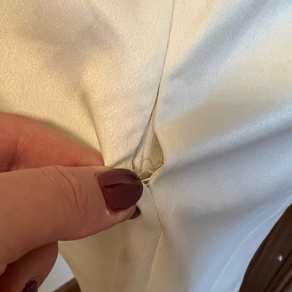 Beulah Ivory Cream Off-The-Shoulder Corset Midi Dress (Size Large) - NWT 💍✨ - Picture 9 of 9